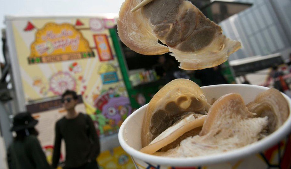 Mr Kang was banned after seafood and pig trotter binges